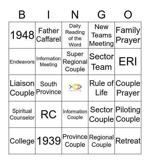 Teams Bingo Card