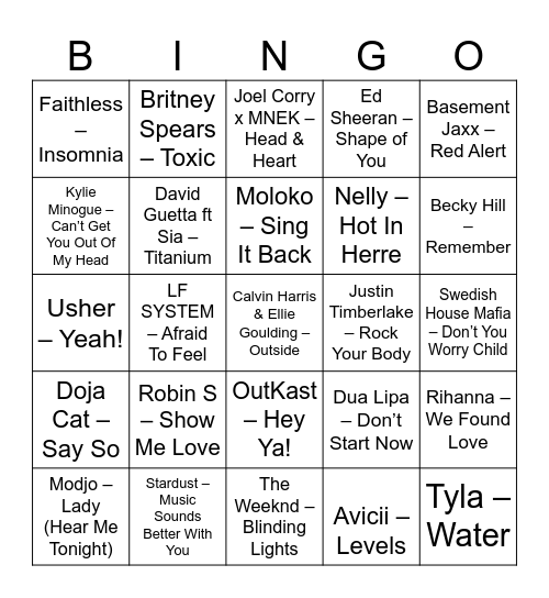 NEW SKOOL vs OLD SKOOL Bingo Card