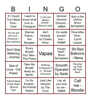 MUSABINGO Card