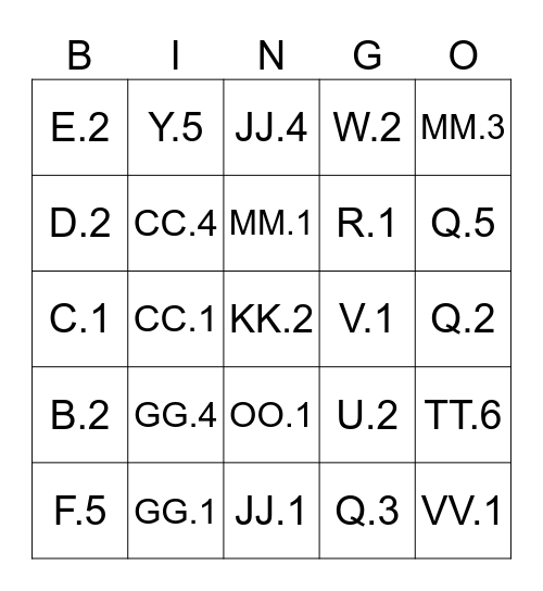 Are You Smarter Than a 5th Grader? Bingo Card