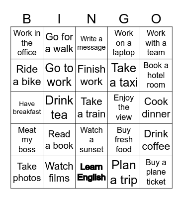 My May Bingo Card
