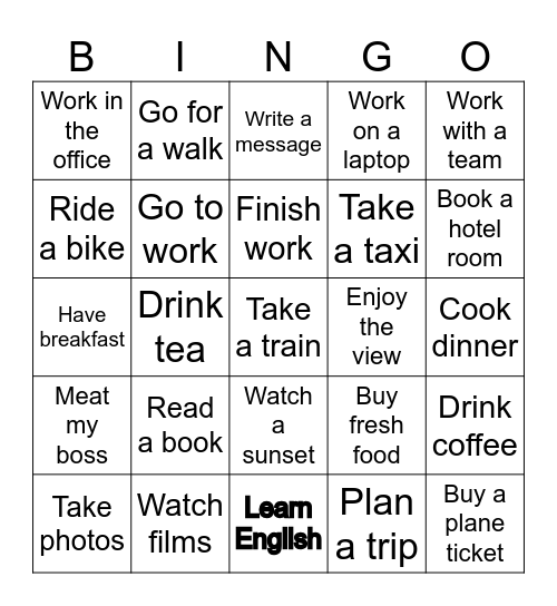 My May Bingo Card