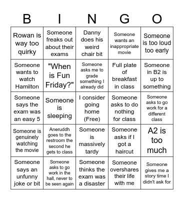 APUSH Bingo Card