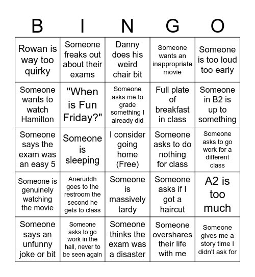 APUSH Bingo Card
