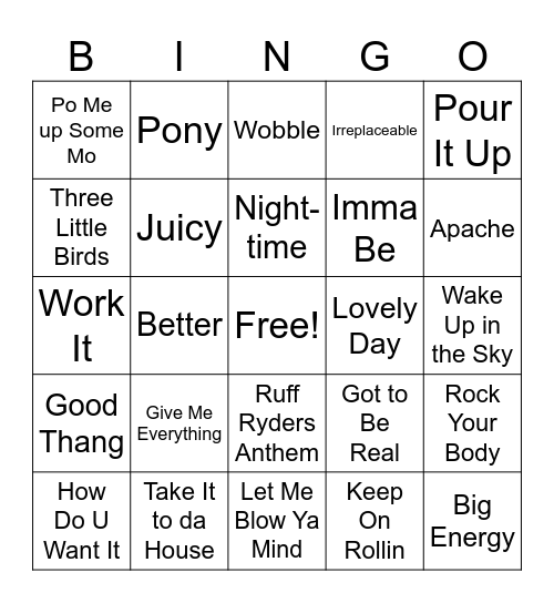 %% COVER-ALL %% Bingo Card