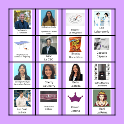 Rani Loteria Bingo Card