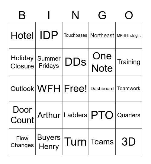 Ross Bingo! Bingo Card