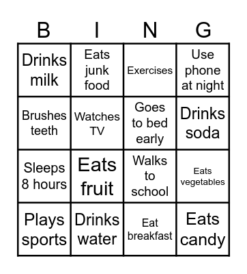 Find someone who... Bingo Card