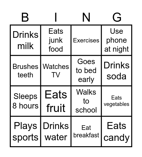 Find someone who... Bingo Card