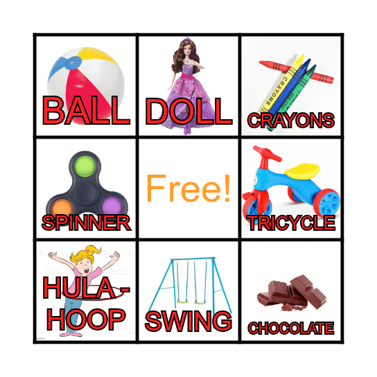 CHILDREN'S DAY BINGO Card