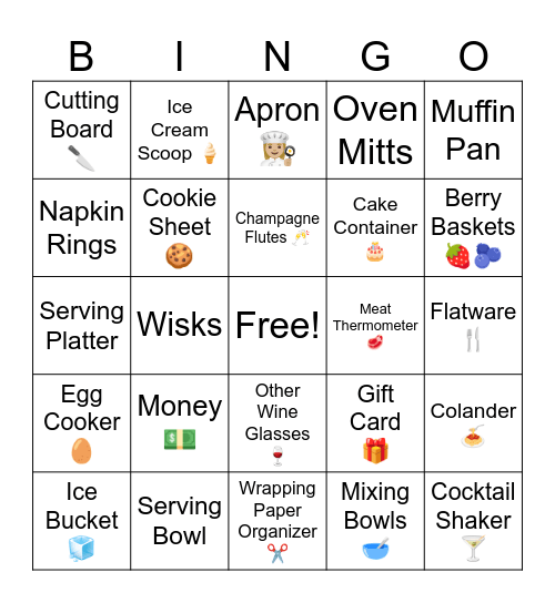 Bridal Shower Bingo 👰🏼‍♀️💍 Bingo Card