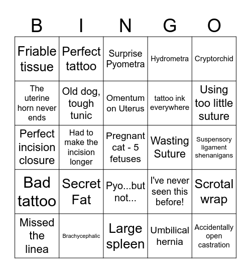 HQHVSN Bingo Card