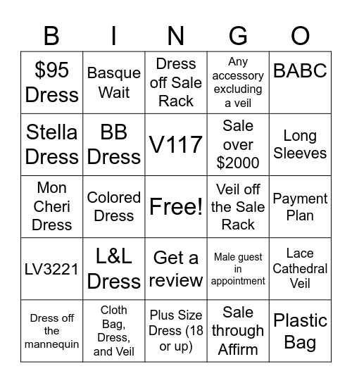 May 2026 Bingo Card Bingo Card
