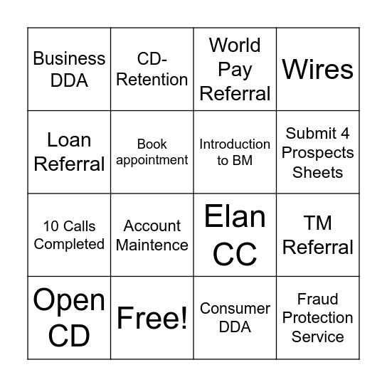 Roscoe Bingo Card