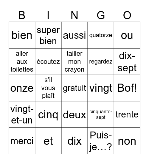 Arianna Gonzalez Bingo Card