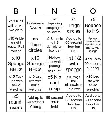 Bar Bingo Babes Bingo Card