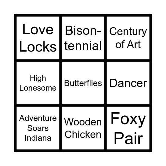 Nashville Scavenger Hunt        (3 in a Row) Bingo Card