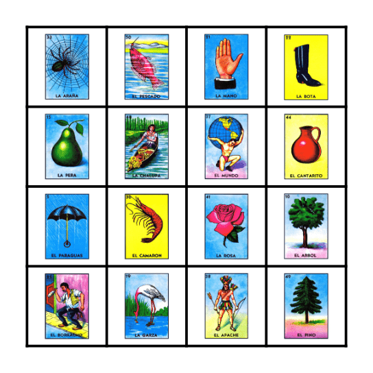 card number 5 Bingo Card