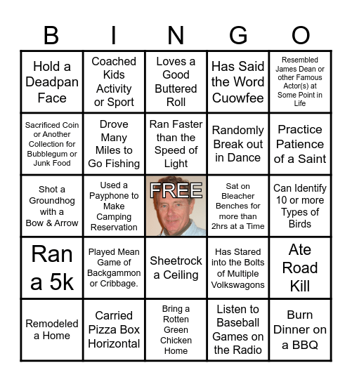 Life & Time of Herb Weiland Bingo Card