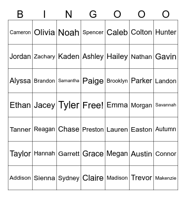 USU CEHS Name Bingo Card