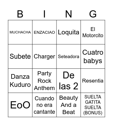 BINGO BEDISCO 1 MAYO Bingo Card