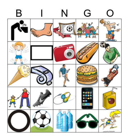 כדורגל Bingo Card