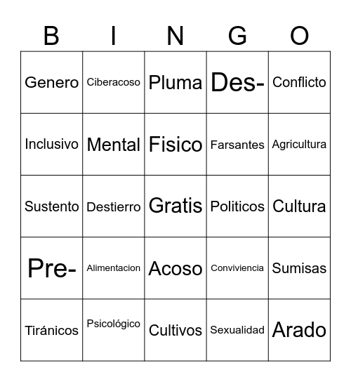 SLA-Bingo-6th Bingo Card