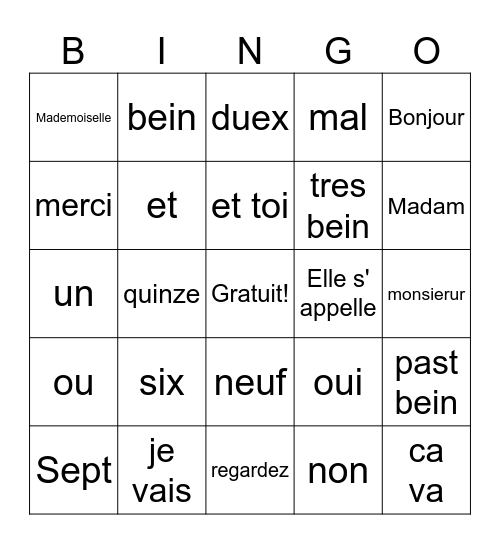 Annabella Martz Bingo Card