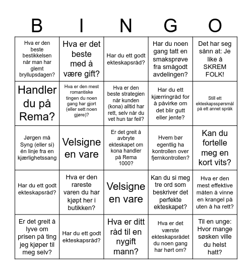 Hvordan slippe å handle på Rema1000 Bingo Card