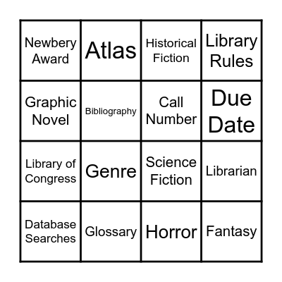 LINGO Bingo Card