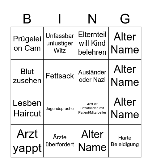 Bingo KAS Bingo Card