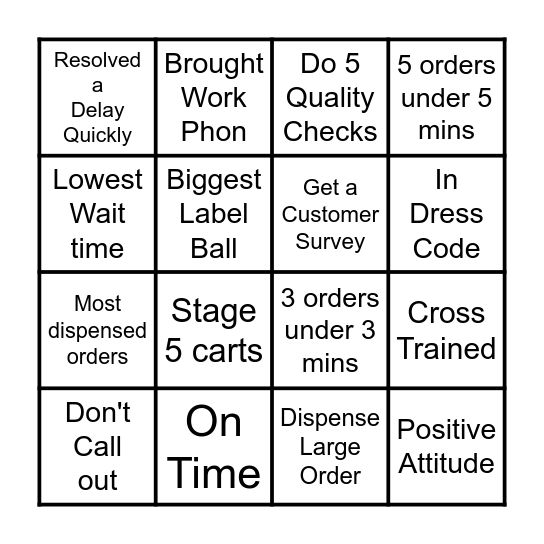 Digital Bingo Card