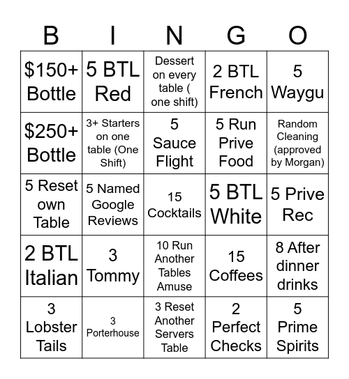 May Bingo Card