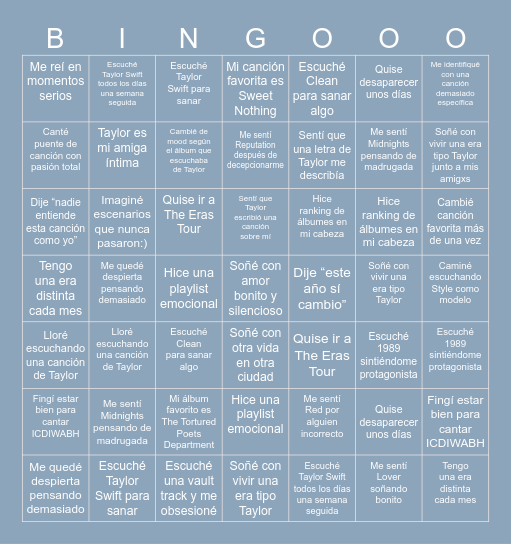202 Bingo Card