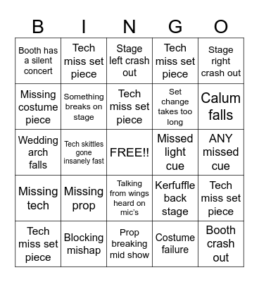TECH BINGO Card