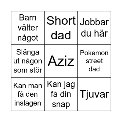 LEKIA BINGO Card