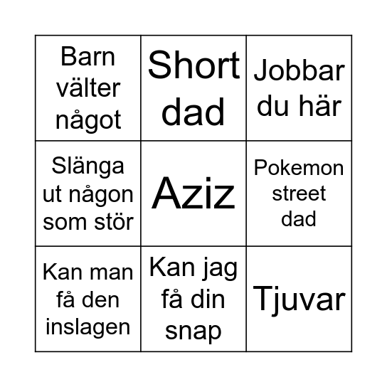 LEKIA BINGO Card