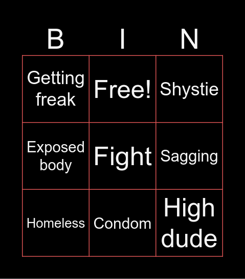 Chicago Bingo Card