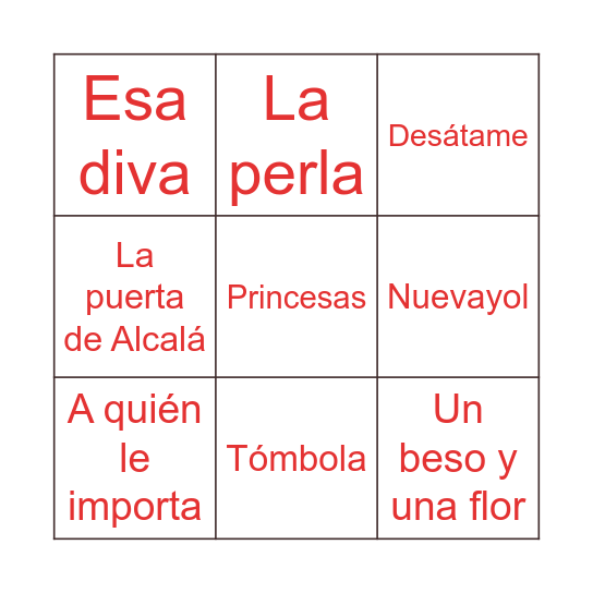Bingo Clauster Bingo Card