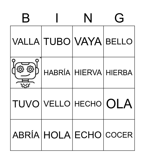 REPROGRAMANDO A LEXI-BOT Bingo Card