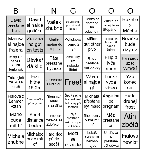 2026 Bingo Card