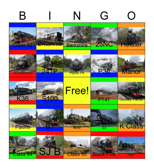 Famous Locos at Work Bingo Card
