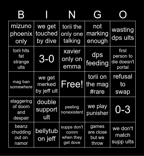 nova big e 5/2/26 Bingo Card