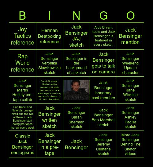 SNL BINGO Card