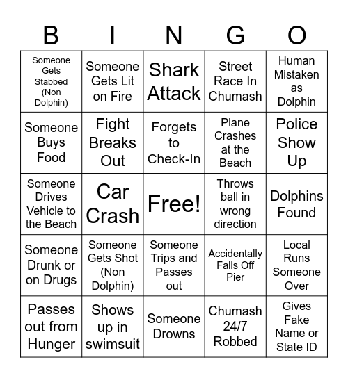 Chumash Day Bingo Card