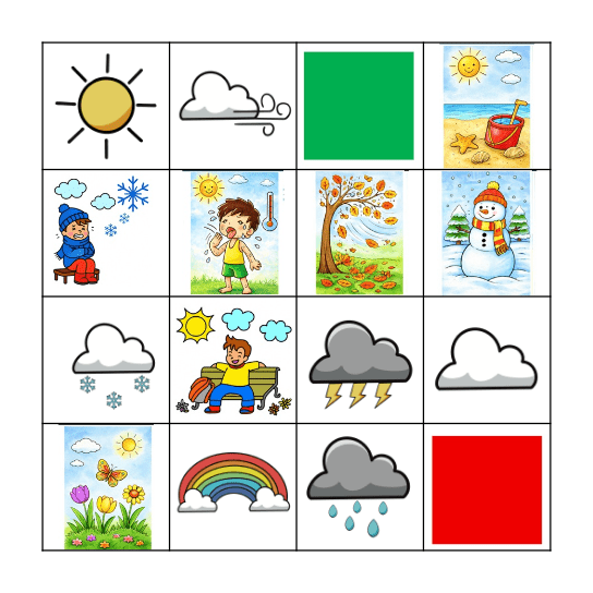 Tiempo Bingo Card