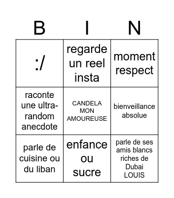 BINGO MARIO Bingo Card