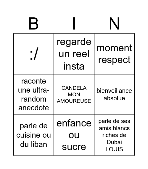 BINGO MARIO Bingo Card
