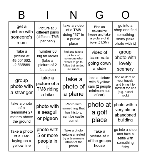 Car bingo 2 Bingo Card