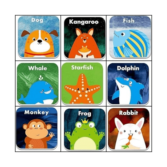animal bingo Card